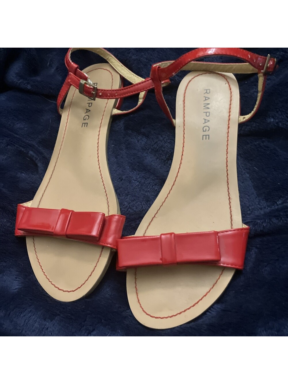 Red Rampage Open Toe Sandals - Picture 4 of 7